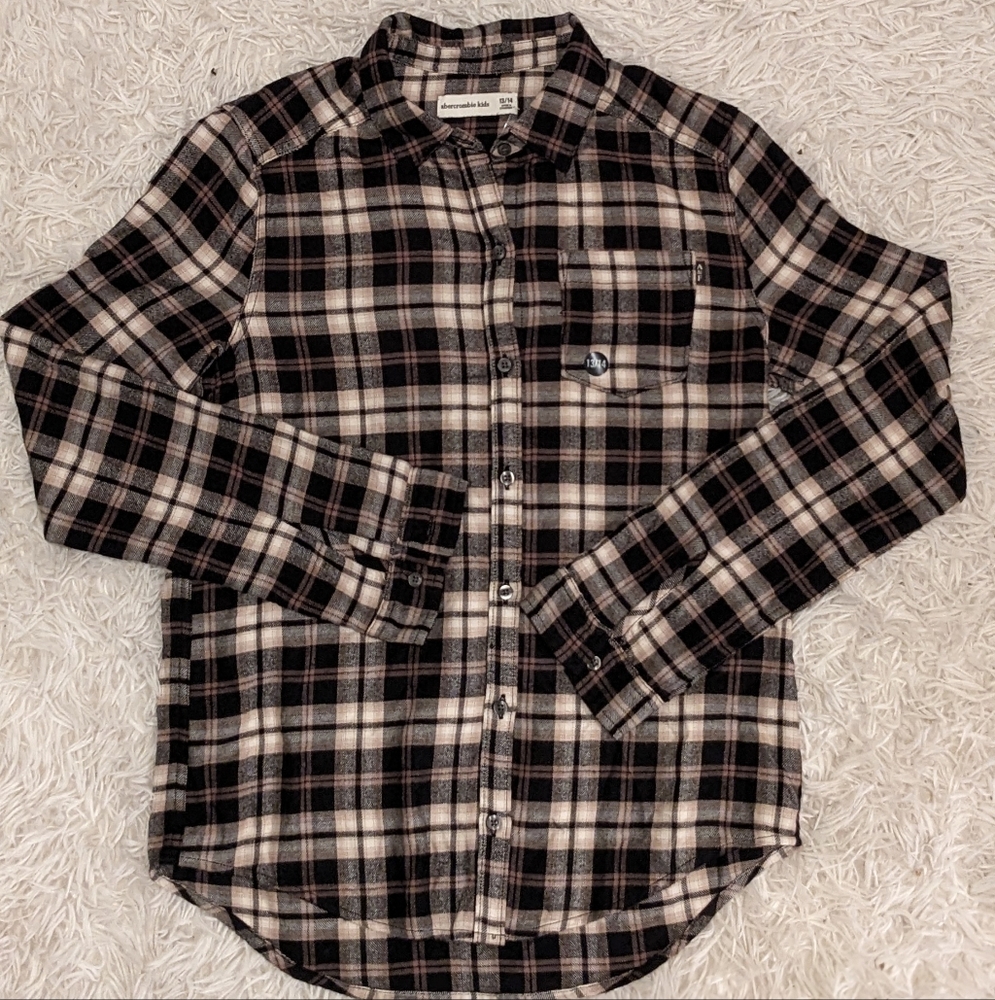 Abercrombie Kids Plaid Button-Down Shirt